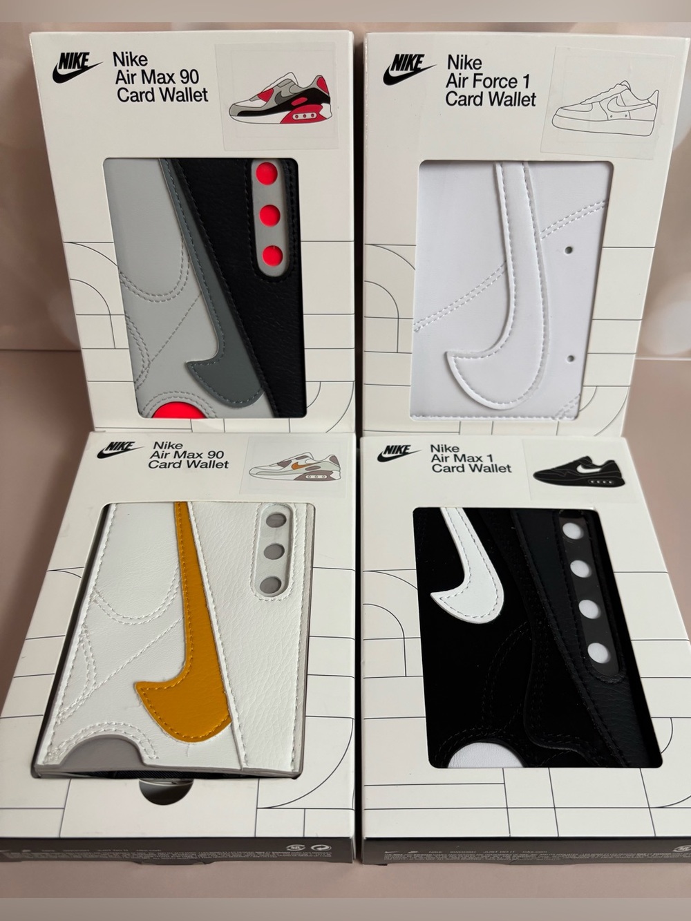 Nike Air Max 90 - Air Force 1 - Air Max 1 Card Wallets *Buyer Choose One*